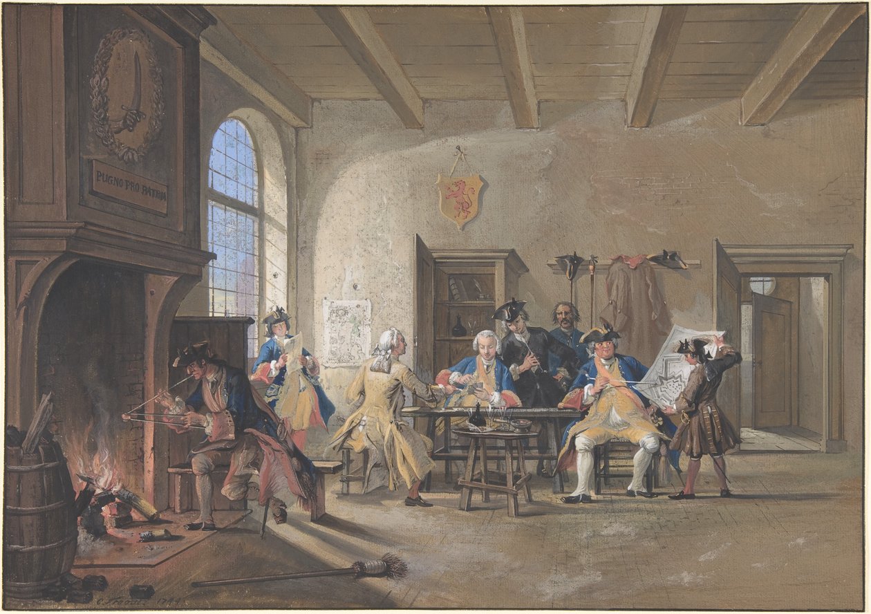 Scène de corps de garde - Cornelis Troost