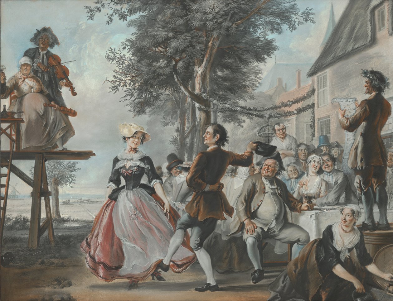 Le Mariage de Kloris et Roosje - Cornelis Troost