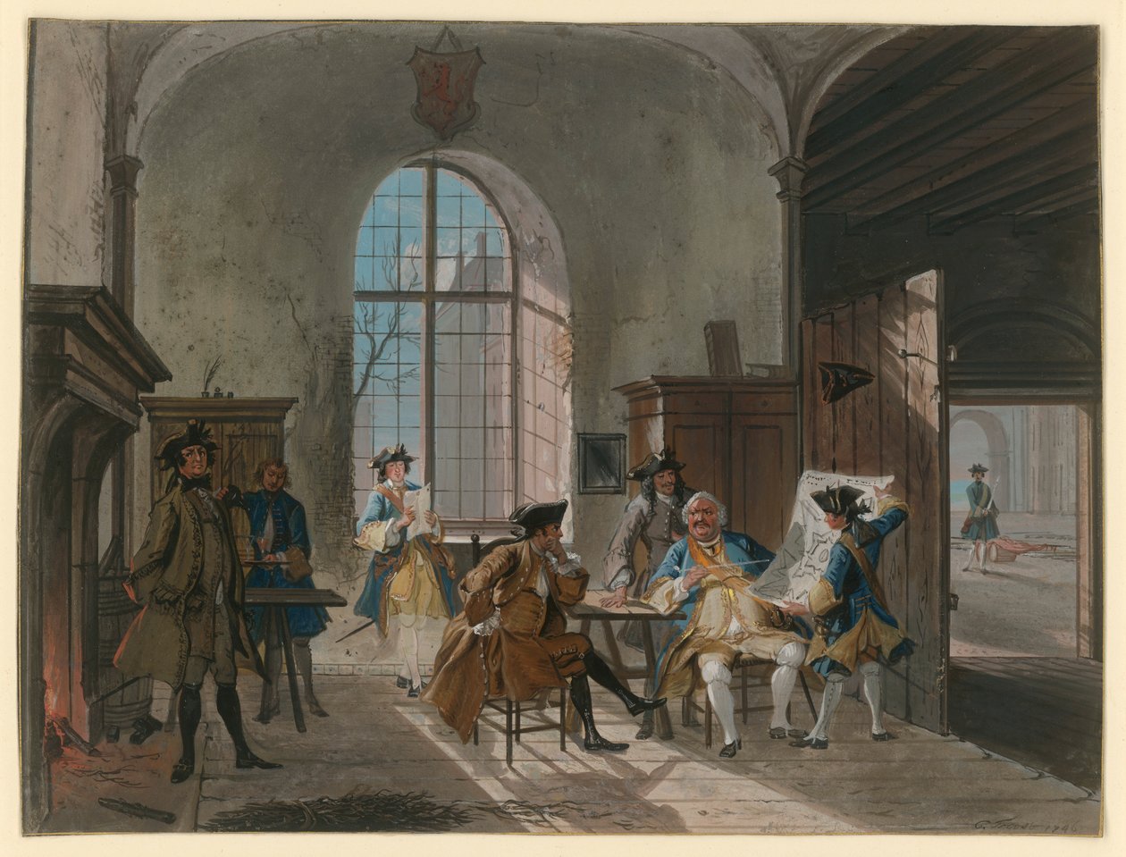 Corps de garde - Cornelis Troost