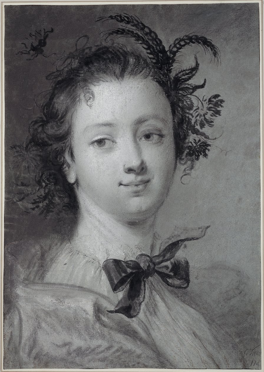 Jeune femme en personnification de l