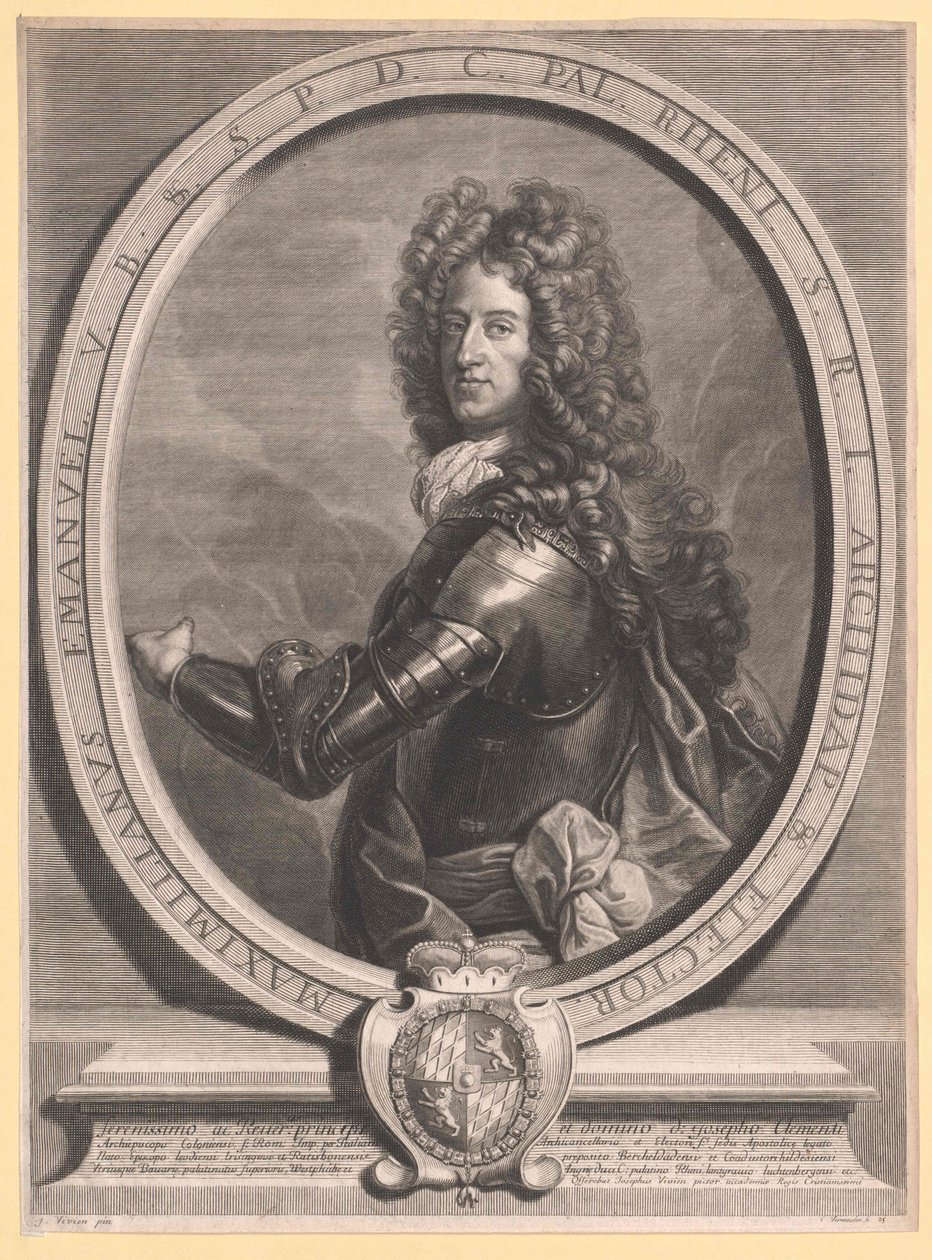 Électeur de Bavière Maximilien II Emmanuel (gravure) - Cornelis Vermeulen