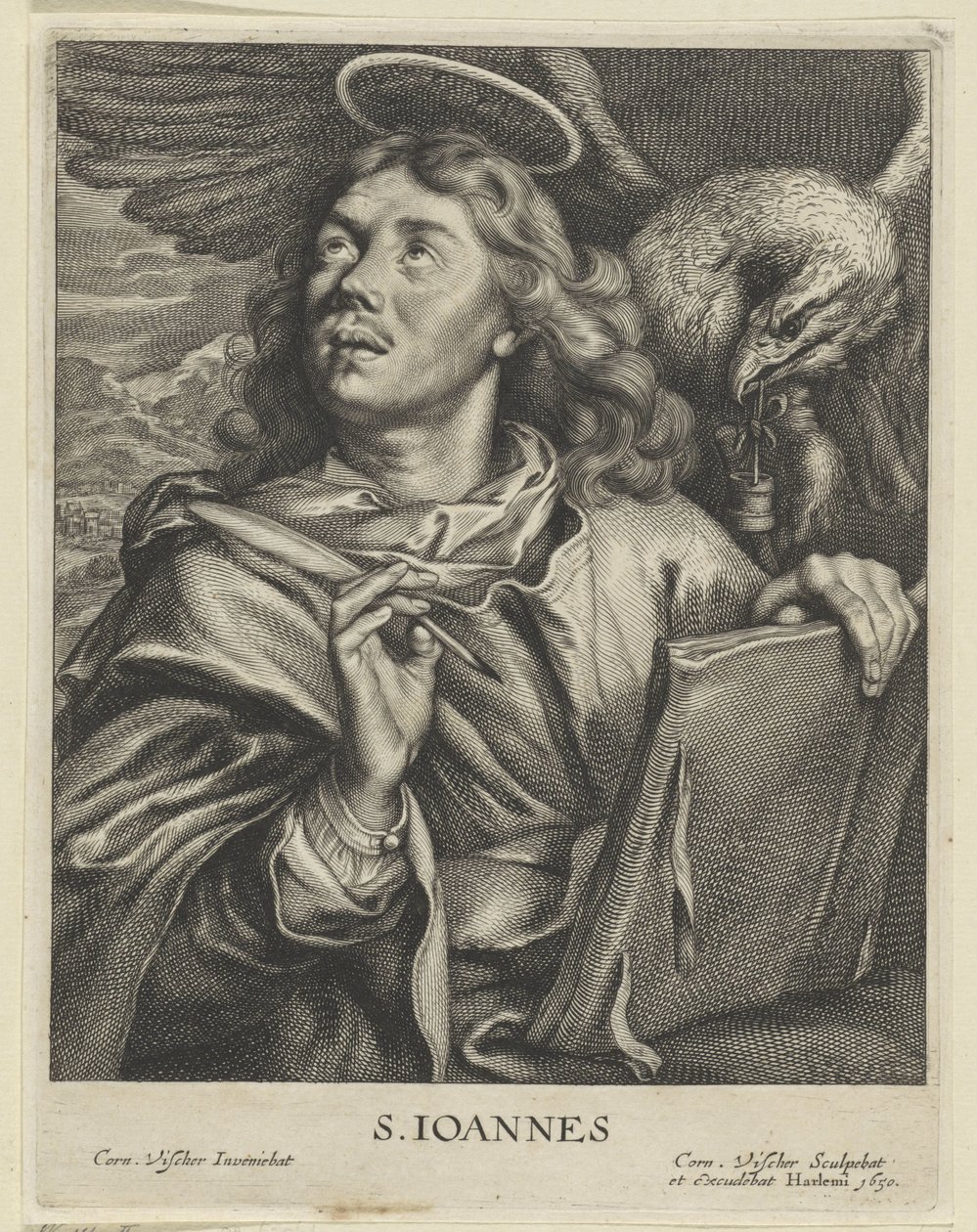Évangéliste Jean (Quatre évangélistes) - Cornelis Visscher (II)