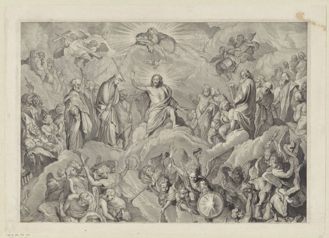 Le dernier jugement (plaque supérieure) - Cornelis Visscher (II)