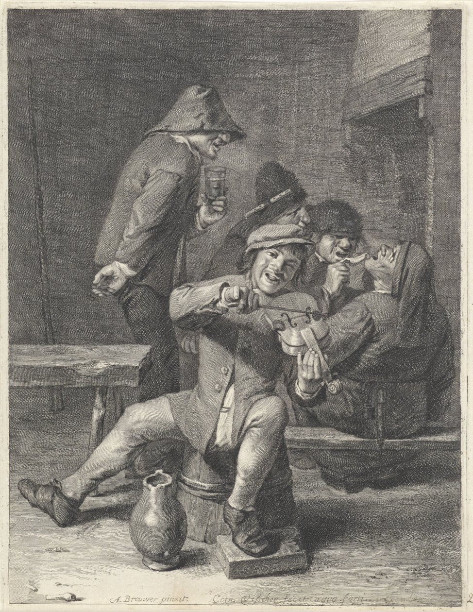 Violoniste / Audition - Cornelis Visscher (II)
