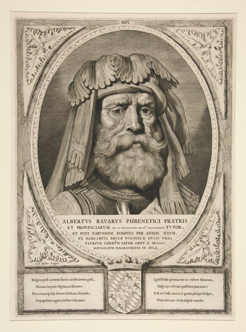 Albertvs Bavarvs Phrenetici Fratris et Provinciarvm - Cornelis Visscher