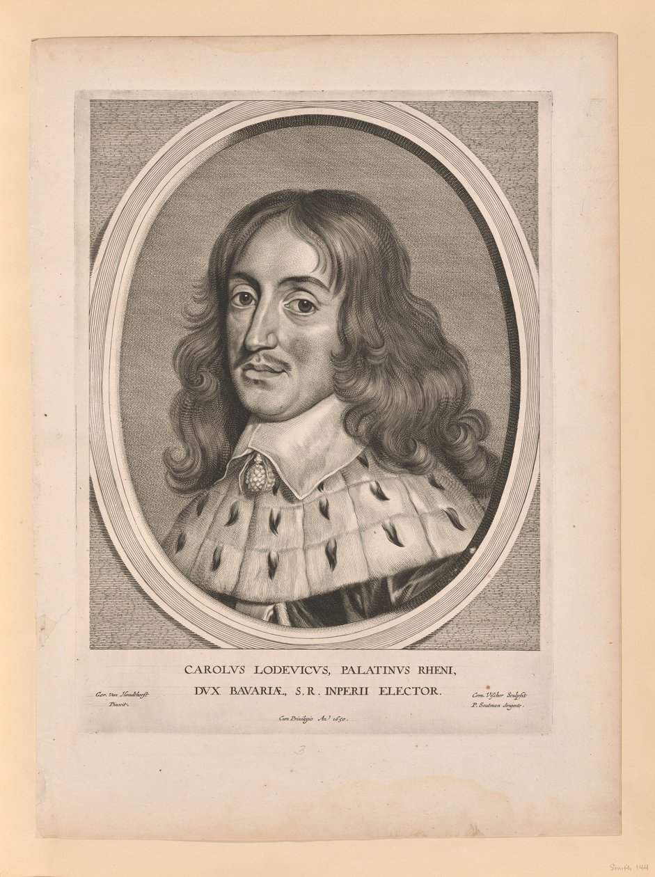 Charles Louis, comte palatin, tiré de Effigies Variae... - Cornelis Visscher