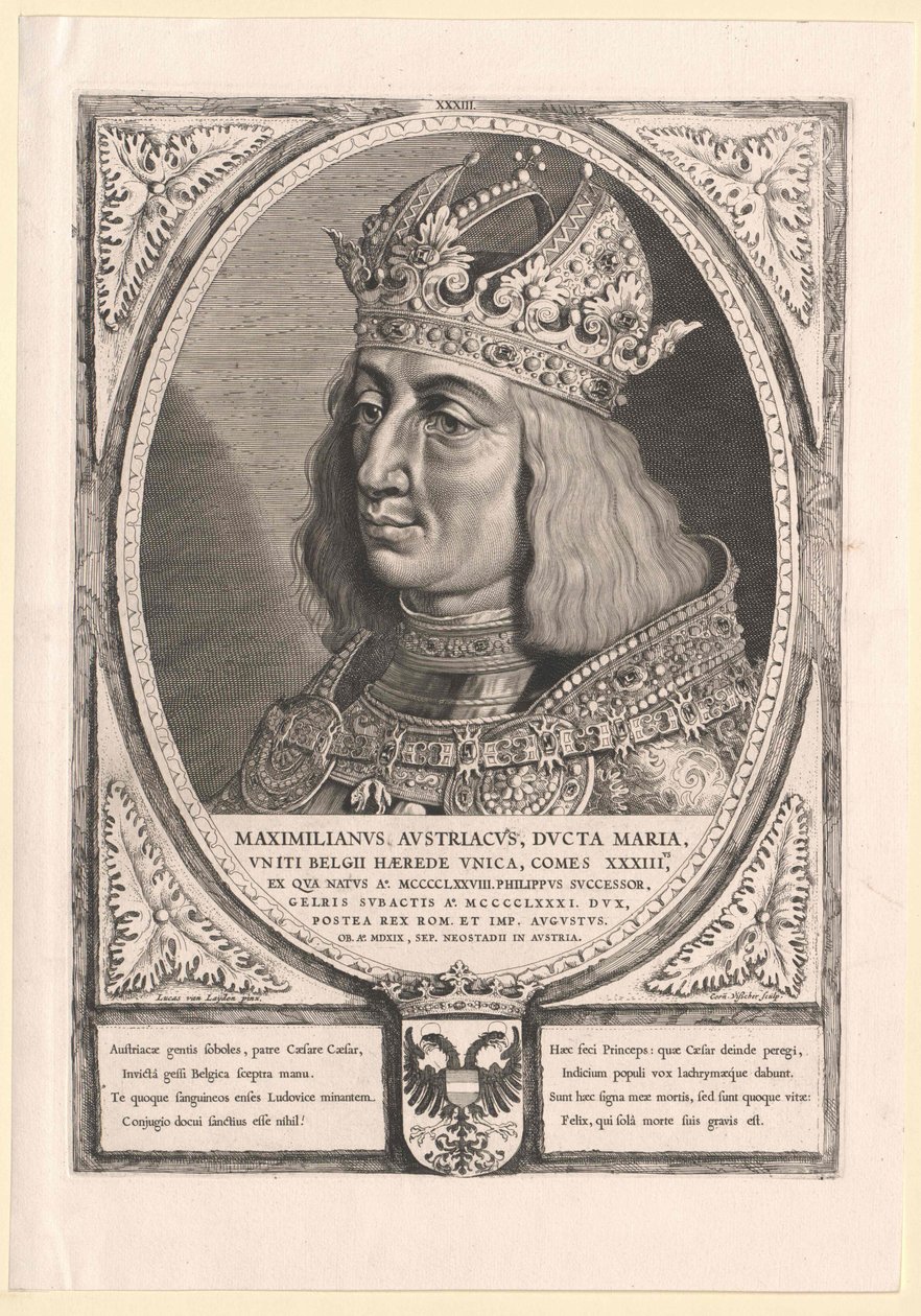 Saint Empereur Romain Maximilien I - Cornelis Visscher