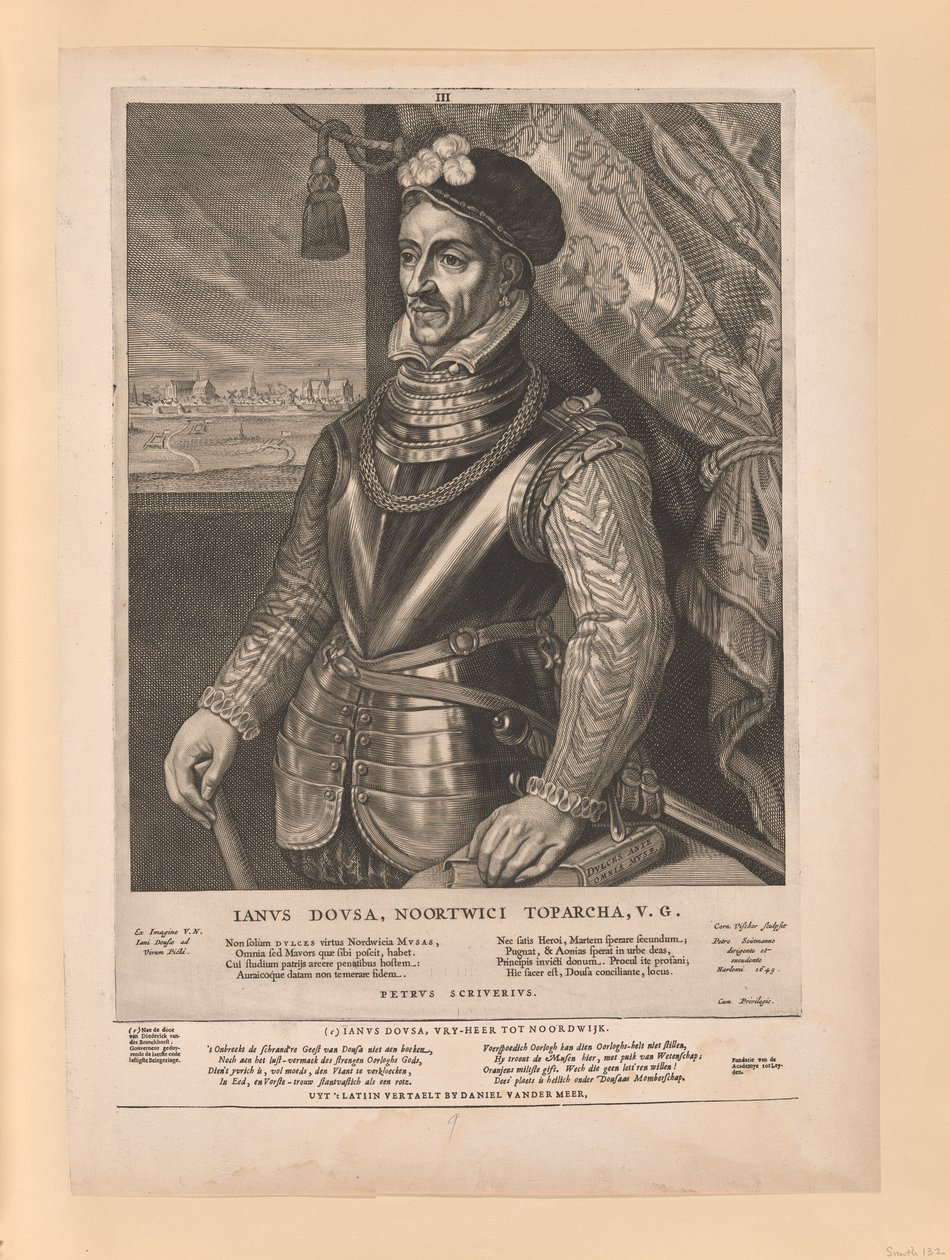 Jan van der Does, extrait de Quatuor Personae - Cornelis Visscher