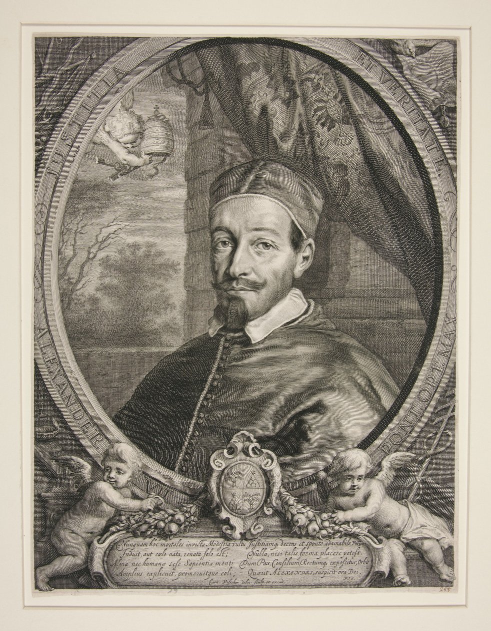 Le pape Alexandre VII, Fabio Chigi (1599-1667) - Cornelis Visscher