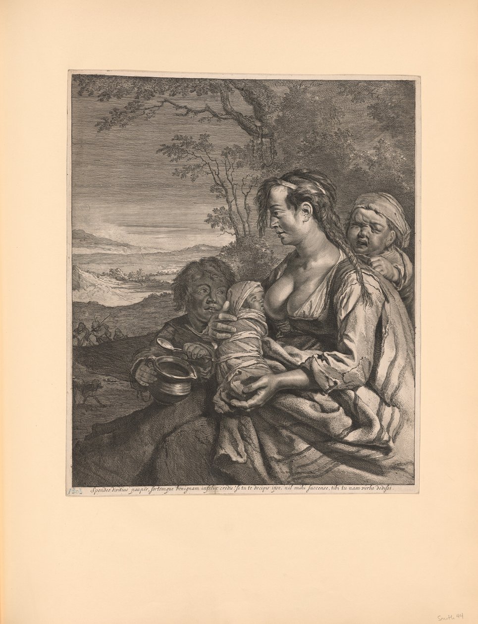La femme bohème - Cornelis Visscher