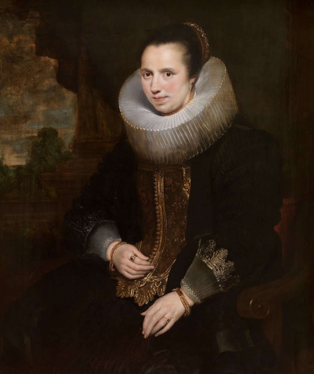 Elisabeth Hoegaerts - Cornelis de (attr. to) Vos