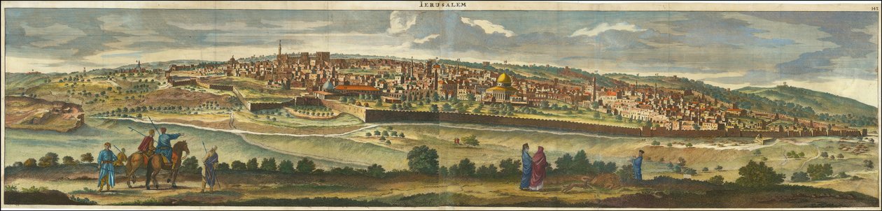 Cornelis de Bruyn, Jérusalem - Cornelis de Bruijn