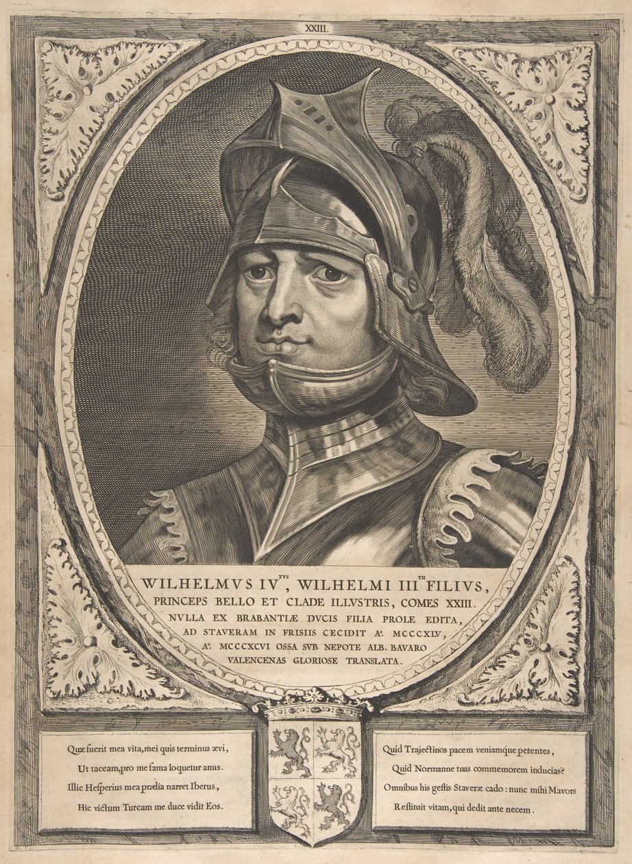 Guillaume IV de la série Comtes et Comtesses de Hollande, Zélande et Frise-Occidentale, 1650 - Cornelis de Visscher