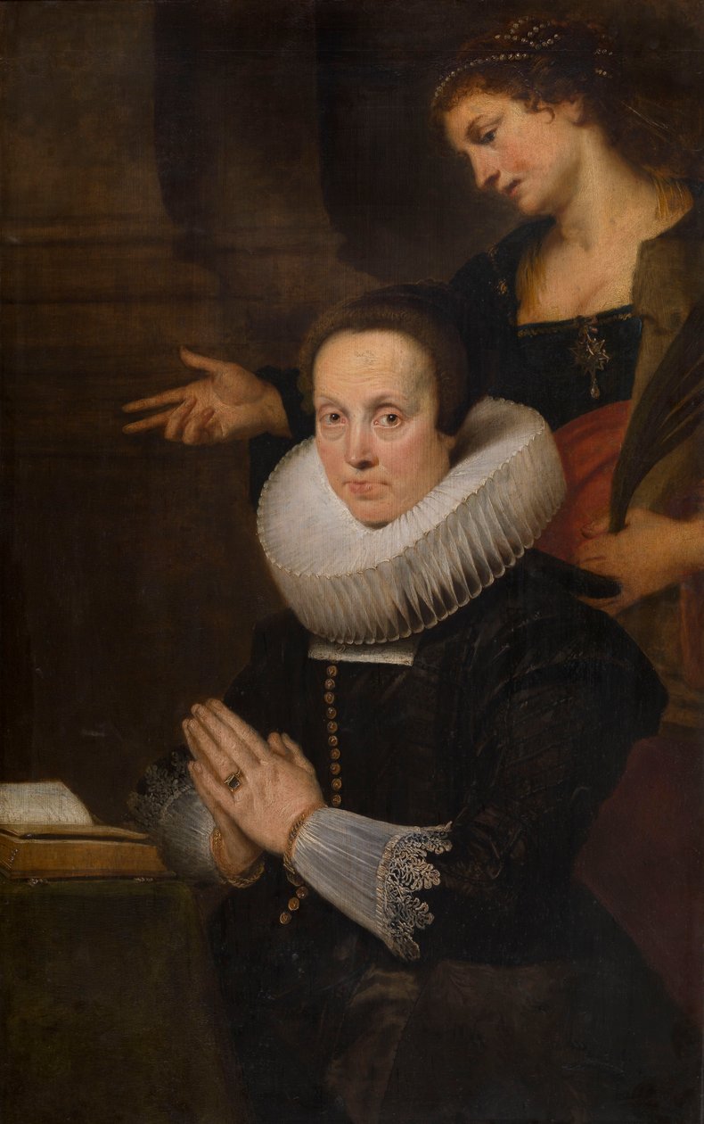 Barbara Kegeleers et sainte Barbe - Cornelis de Vos