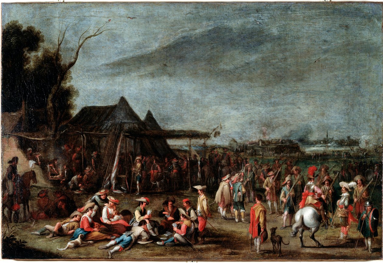 Bivouac de soldats - Cornelis de Wael