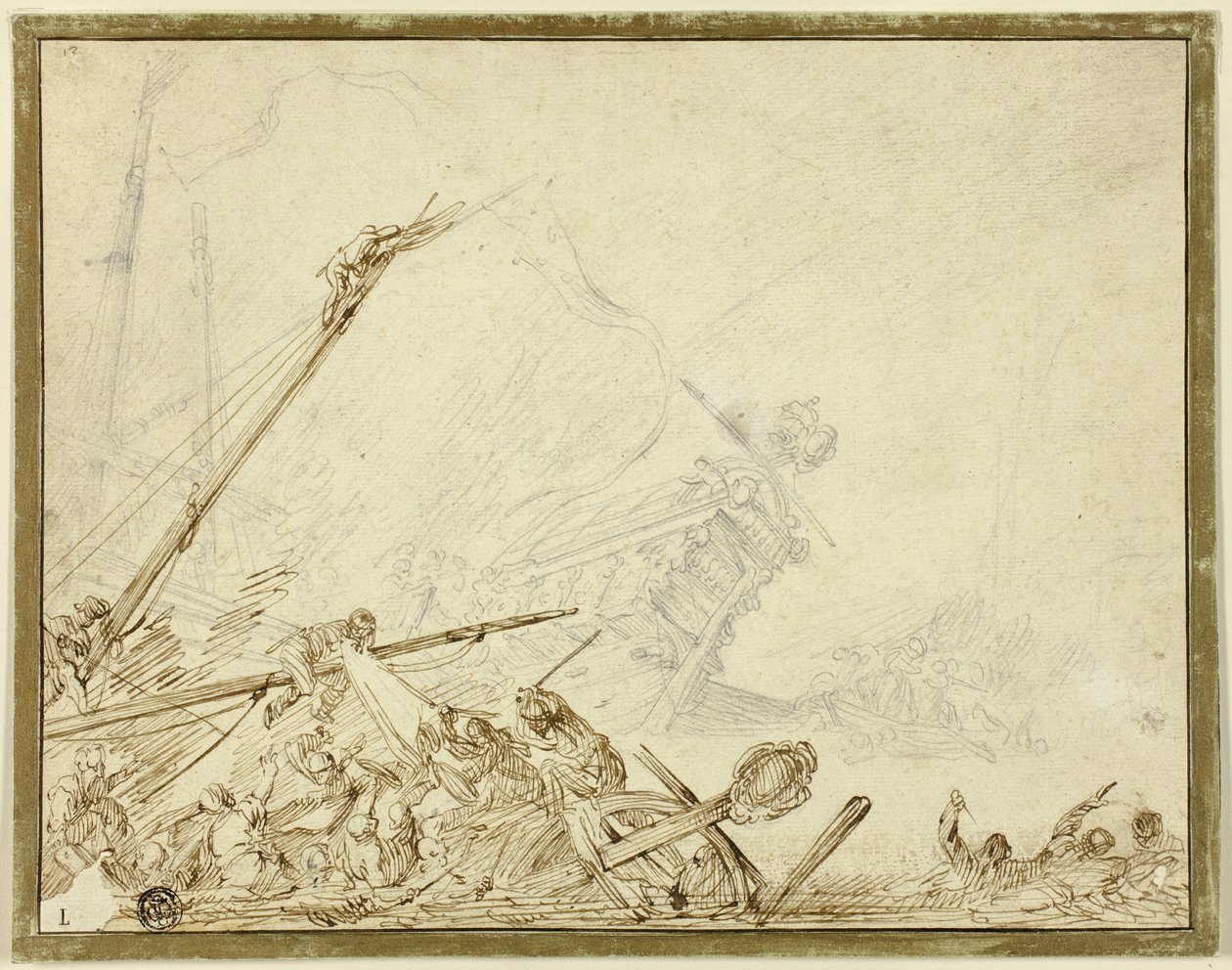 Naufrage - Cornelis de Wael
