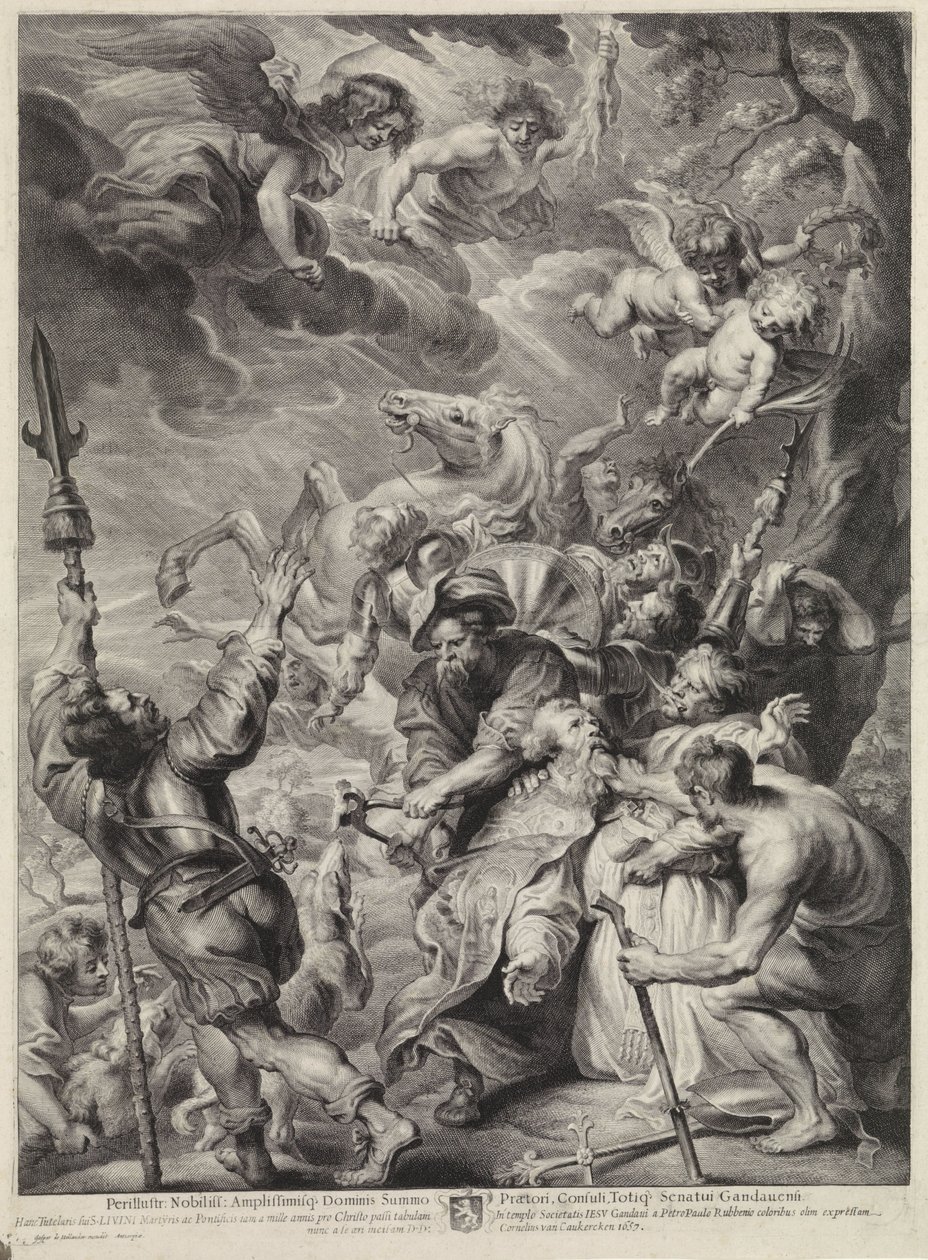 Le martyre de Saint Livinus - Cornelis van Caukercken