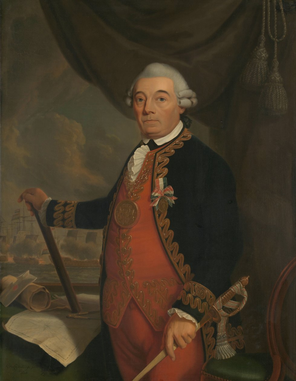 Portrait de Johan Arnold Zoutman - Cornelis van Cuylenburgh (II)