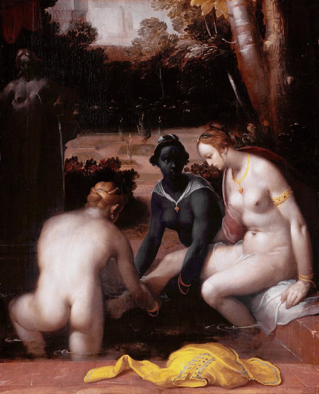 Bethsabée à sa toilette - Cornelis van Haarlem