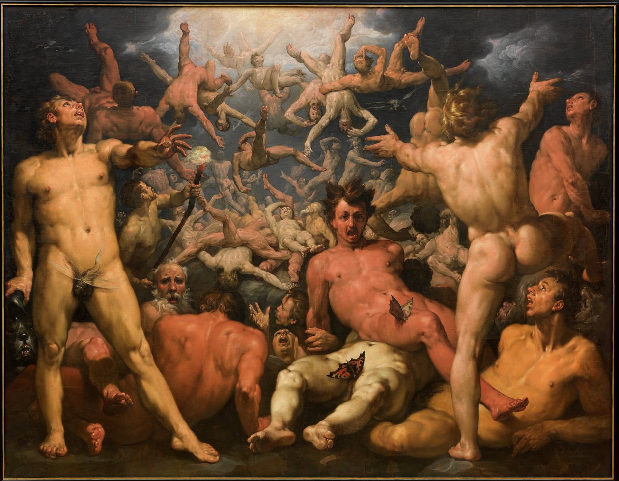 La chute des Titans - Cornelis van Haarlem
