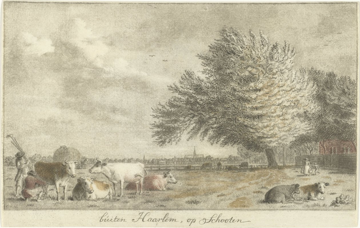 Vaches dans un pré - Cornelis van Noorde