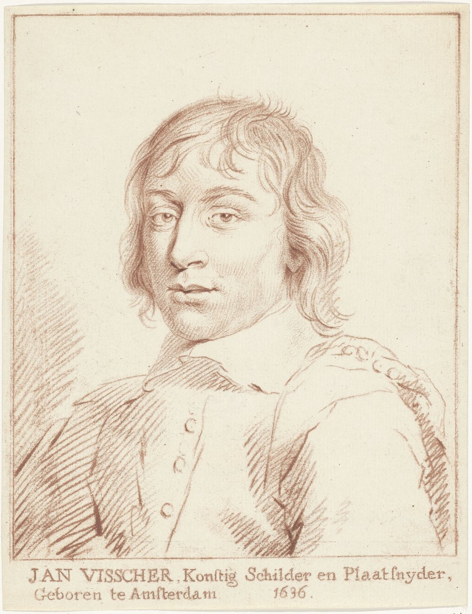 Portrait de Jan de Visscher - Cornelis van Noorde
