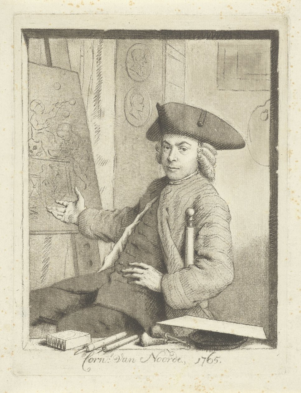 Autoportrait de Cornelis van Noorde - Cornelis van Noorde