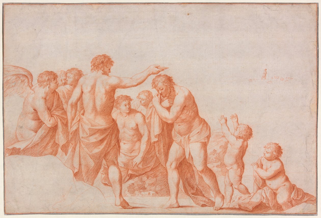 Le baptême du Christ - Cornelis van Poelenburgh