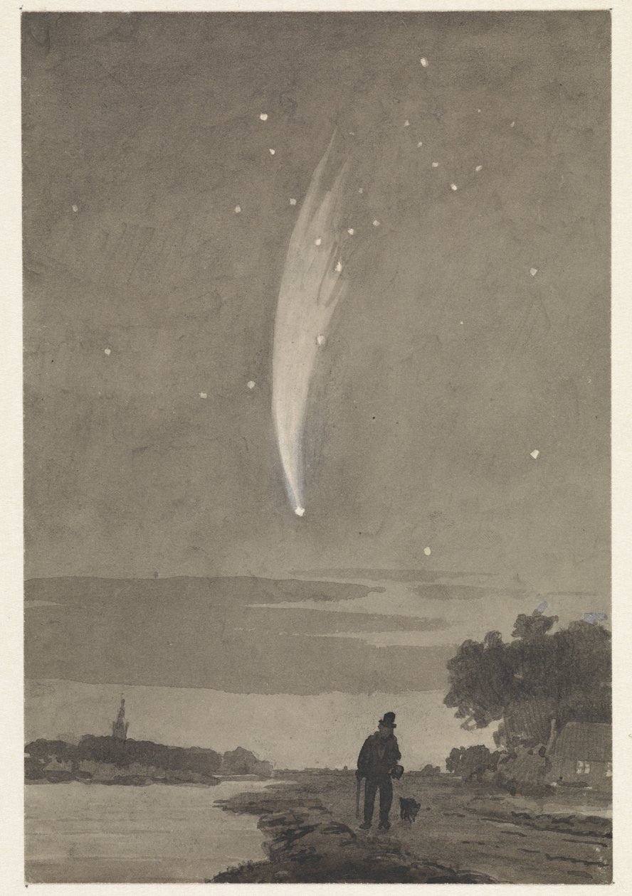 La comète de Donati, 10 octobre 1858 - Cornelis van der Griendt