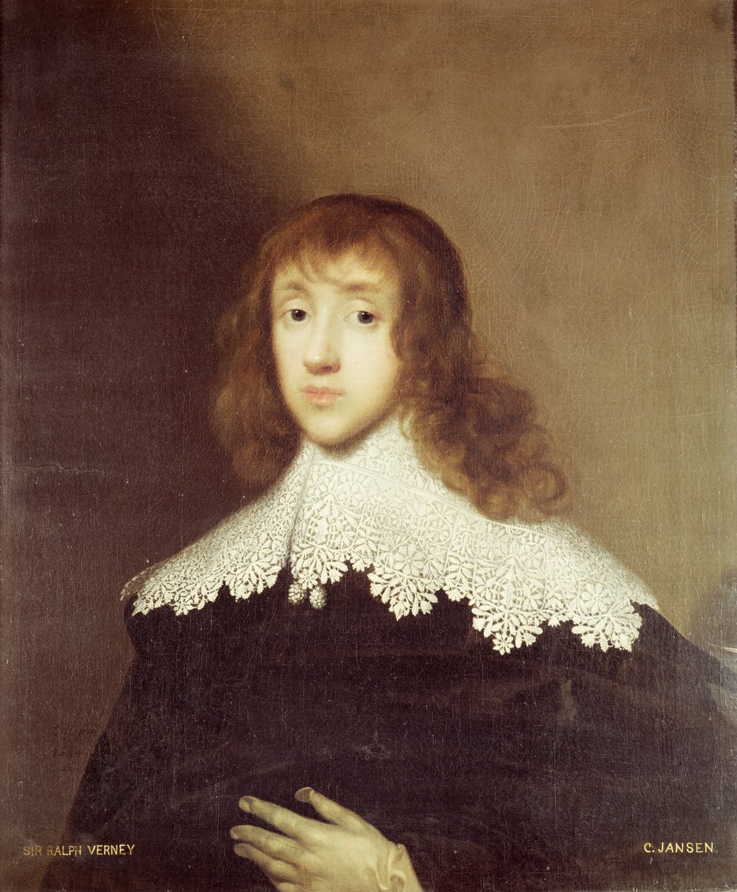 Portrait de Sir Ralph Verney (1613-96) - Cornelius Janssen van Ceulen