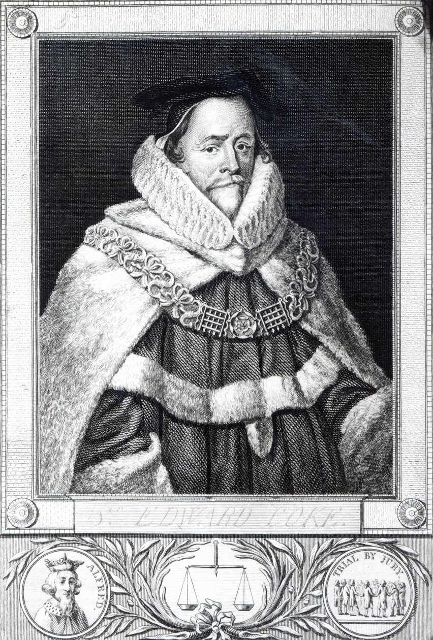 Sir Edward Coke, gravé par Thomas Trotter (1792) - Cornelius Janssen van Ceulen
