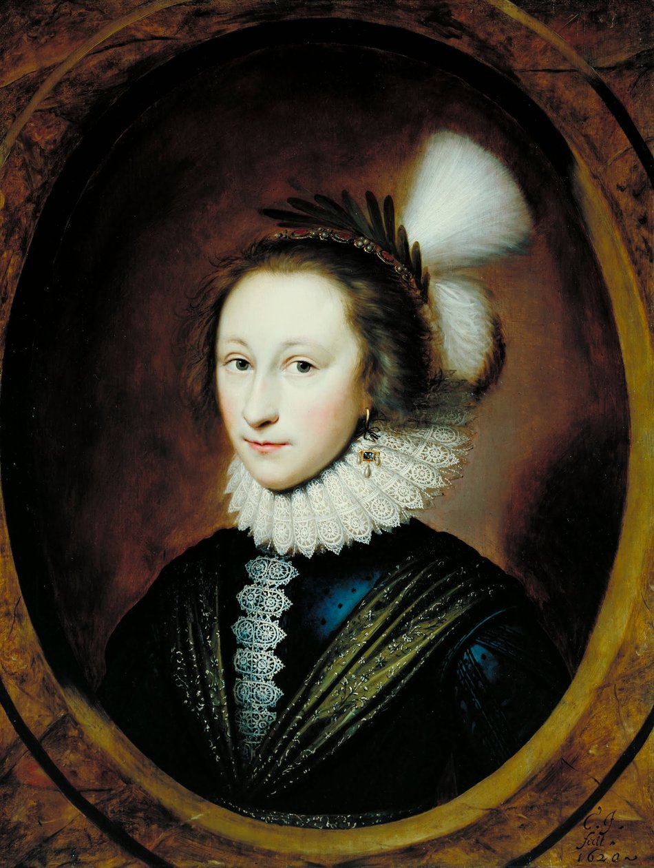 Portrait de Susanna Temple, plus tard Lady Lister - Cornelius I Johnson