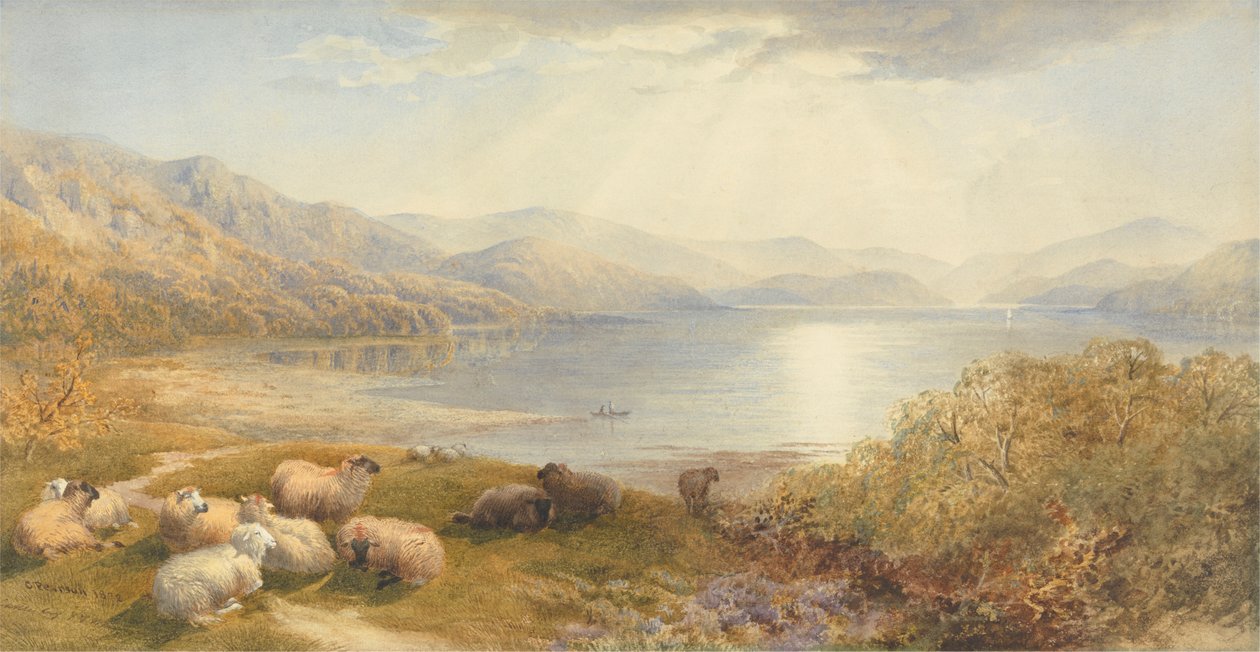 Scène sur le Mawddlach, près de Barmouth - Cornelius Pearson