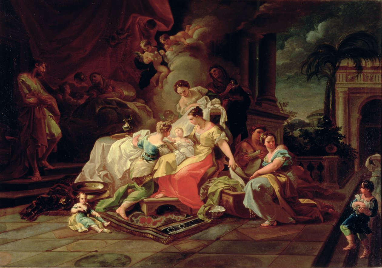 La Naissance de Marie, vers 1753 - Corrado Giaquinto