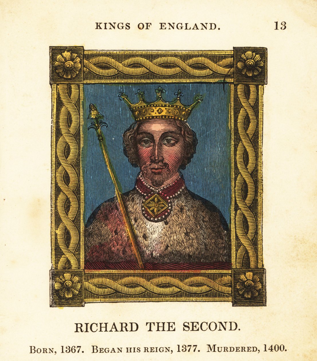 Portrait du roi Richard II, Richard II d