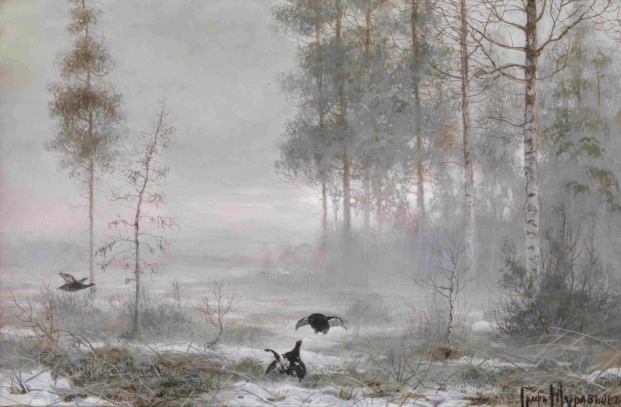 Matin dans la forêt - Count Vladimir Leonidovich Muravyov