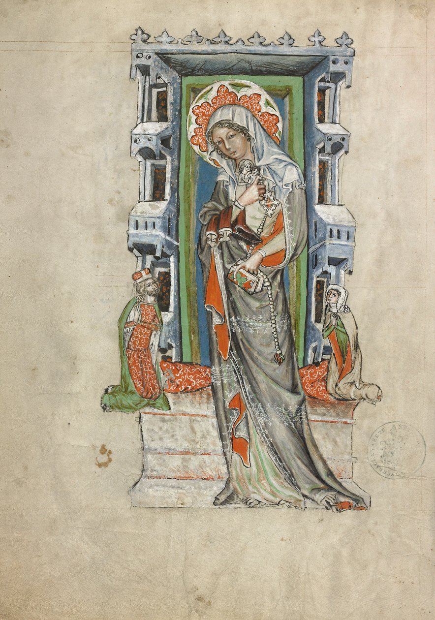 Sainte Hedwige de Silésie avec le duc Louis Ier de Liegnitz et Brieg et la duchesse Agnès - Court workshop of Duke Ludwig I of Liegnitz and Brieg