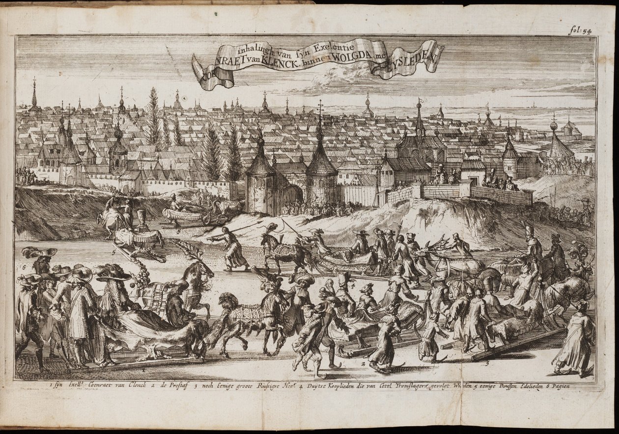 Vologda De: Historisch Verhael, ou Beschryving van de Voyagie, 1677 - Coyet