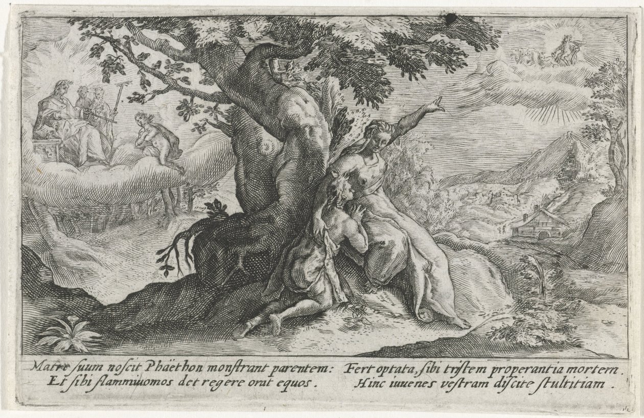 Clymène et Phaéthon - Crispijn van de Passe (I)