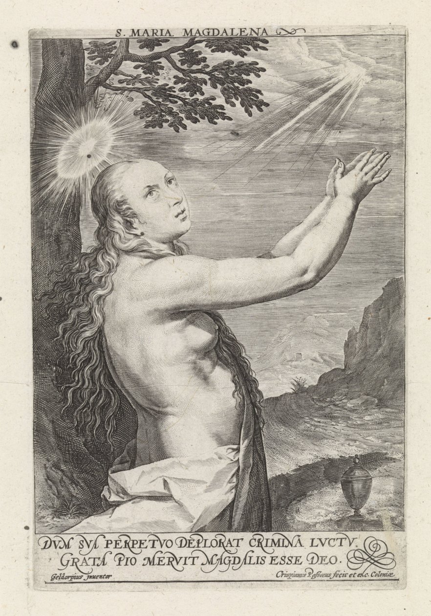 La pénitente Marie-Madeleine - Crispijn van de Passe (I)