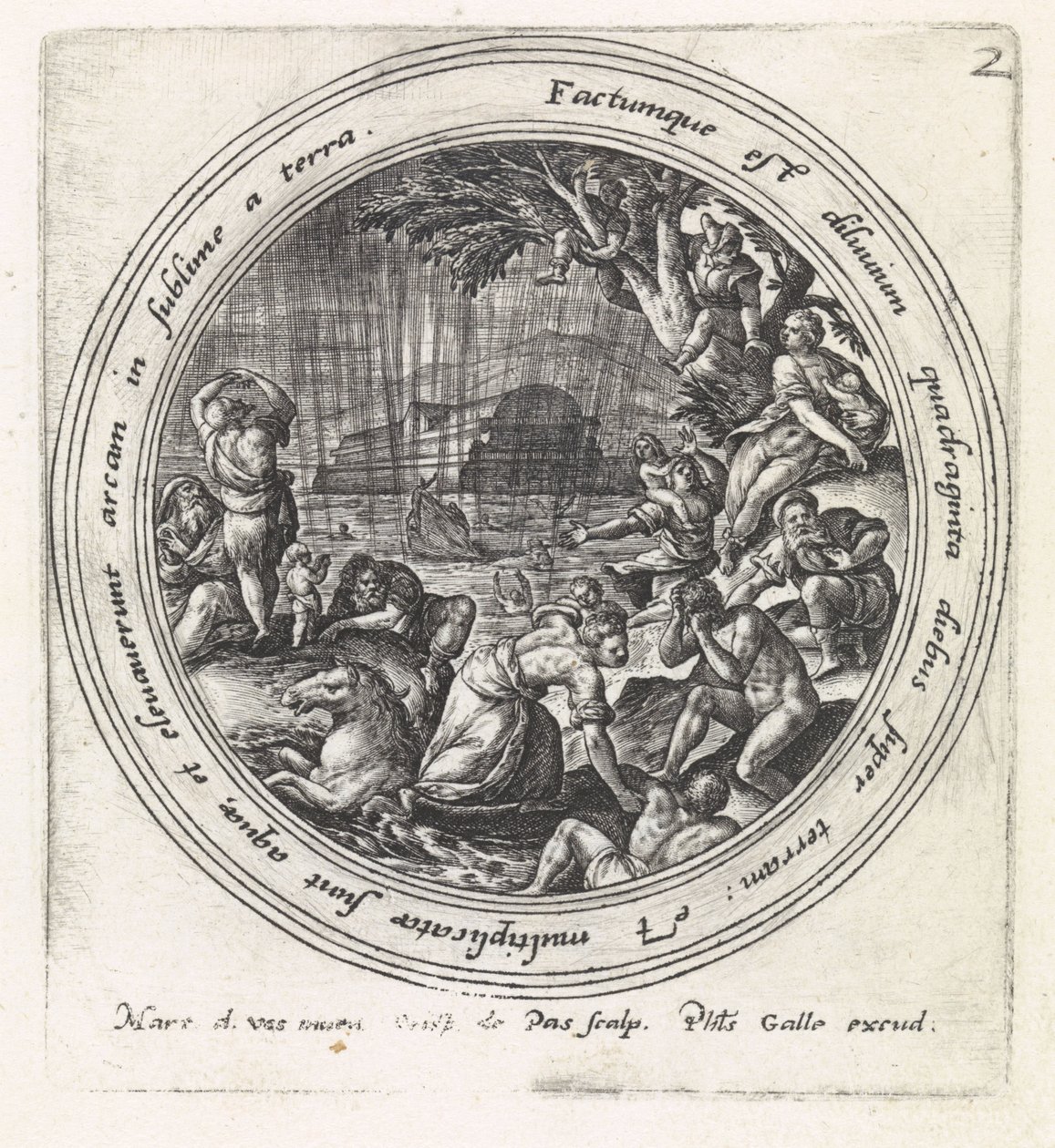 Le déluge - Crispijn van de Passe (I)