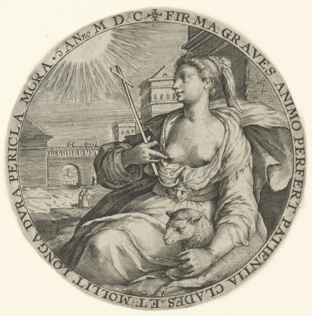 Patience (Vertus théologales) - Crispijn van de Passe (I)
