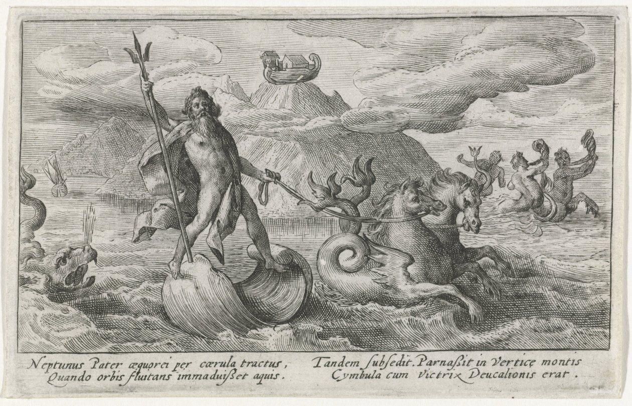 Neptune calme les vagues - Crispijn van de Passe (I)