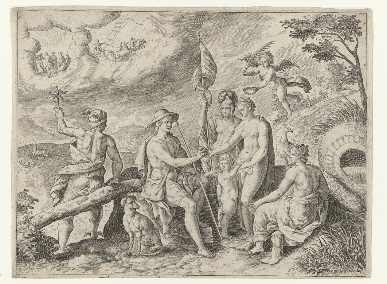 Le Jugement de Paris - Crispijn van de Passe (I)