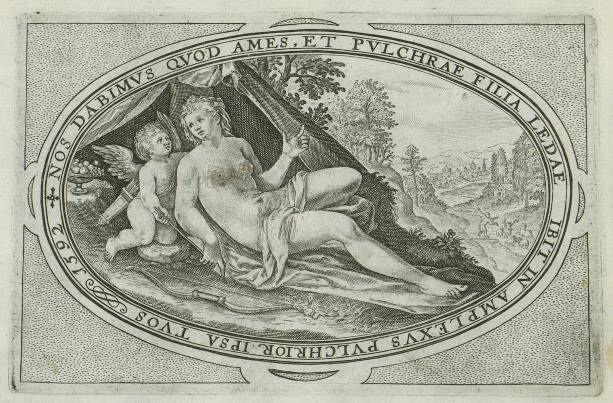 Vénus (Dieux et déesses impliqués dans le jugement de Paris) - Crispijn van de Passe (I)