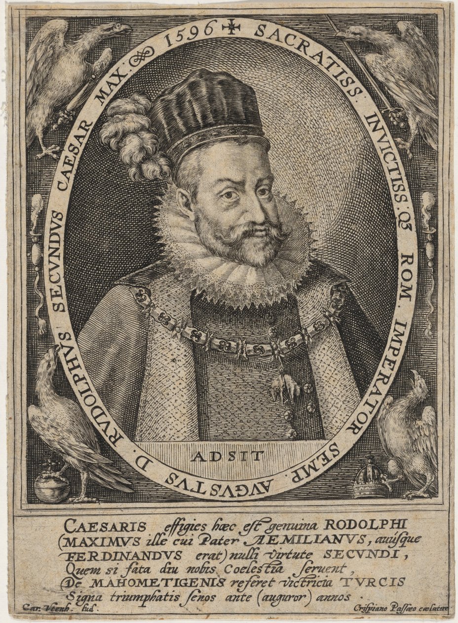 Rodolphe II, empereur romain - Crispijn van de Passe I
