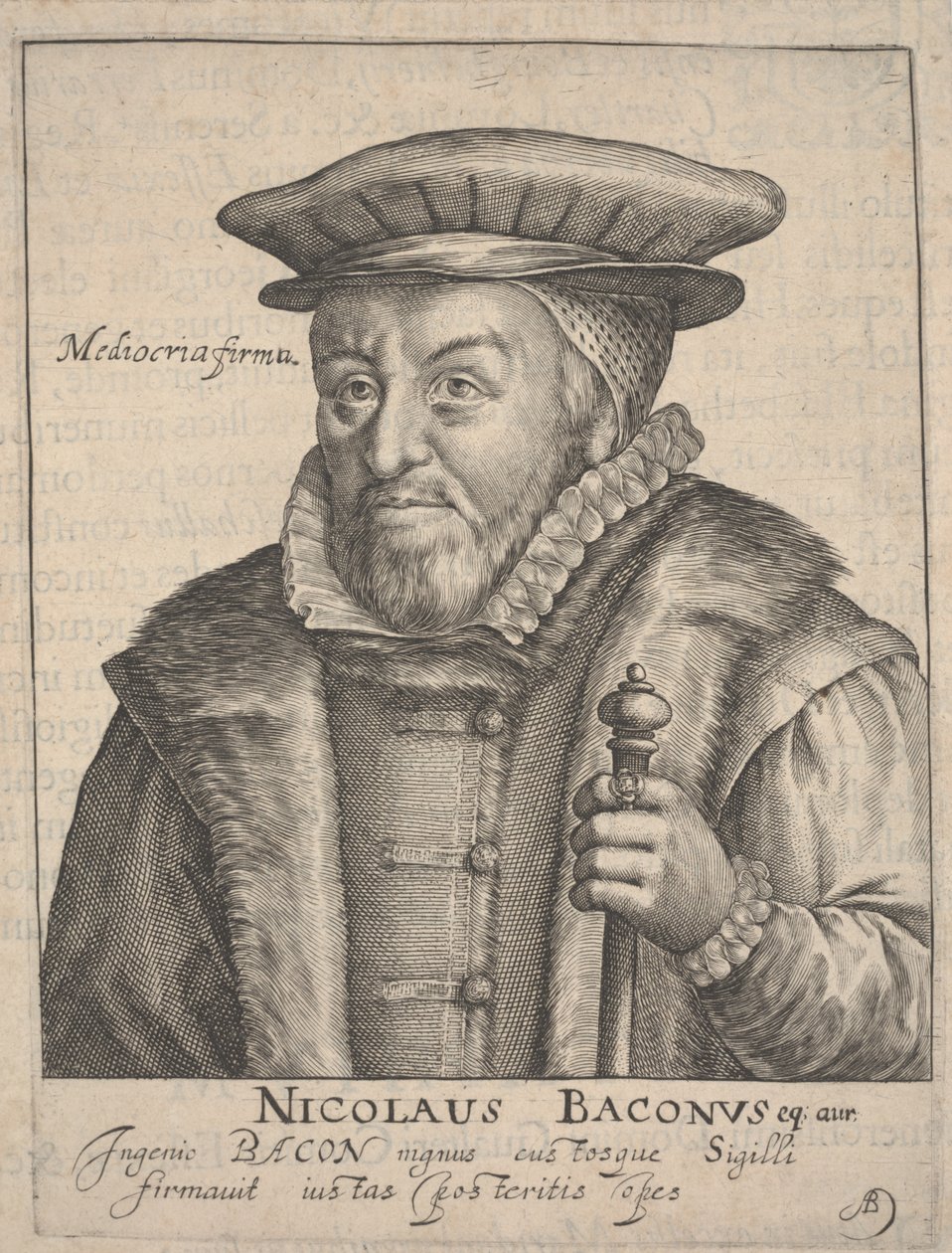 Nicholas Bacon - Crispin I de Passe