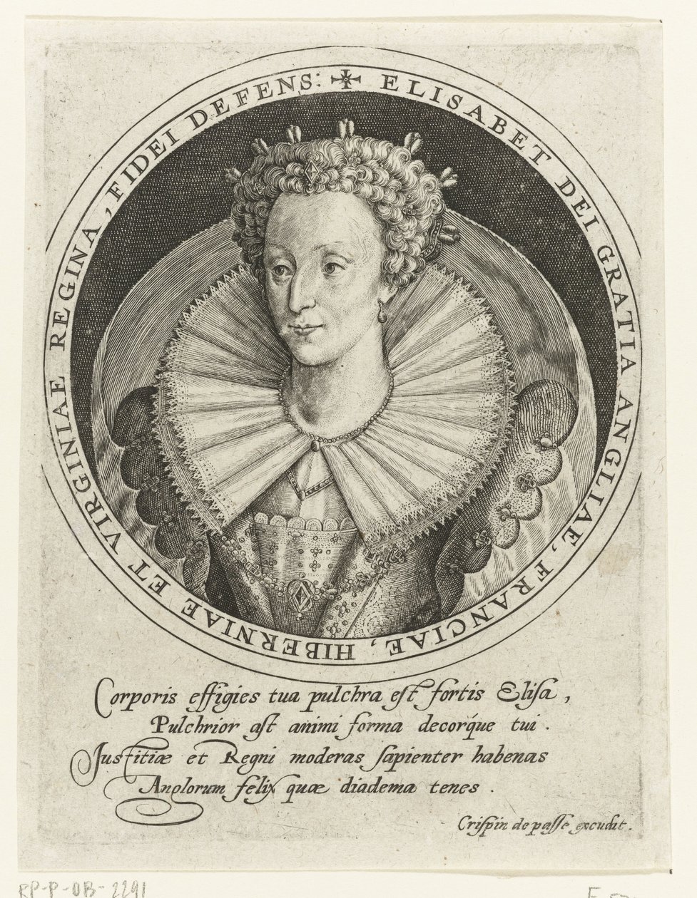 Portrait de la reine Élisabeth I d