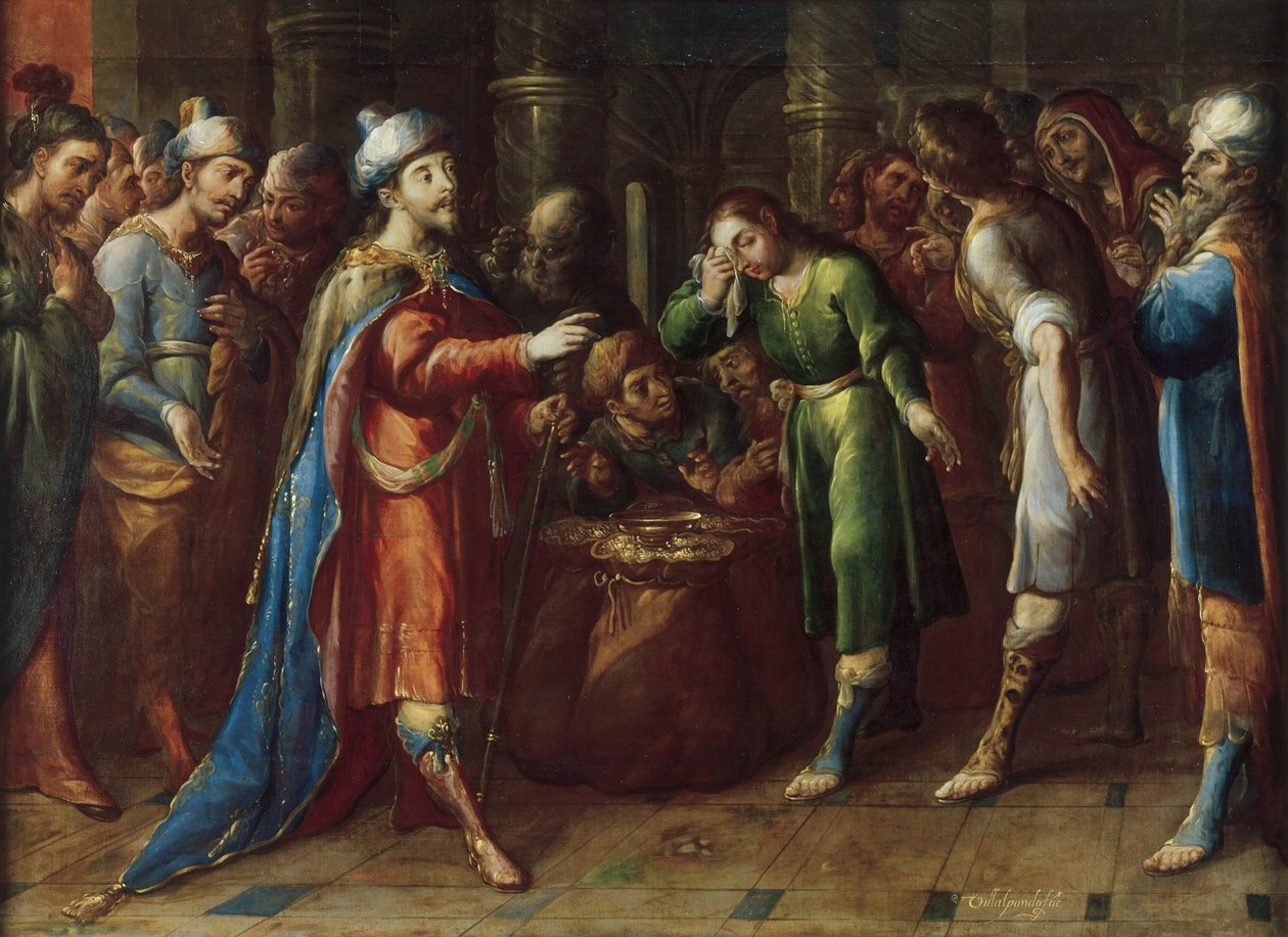 Joseph revendique Benjamin comme esclave - Cristobal de Villalpando