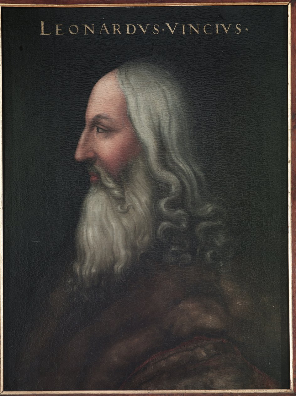 Portrait de Léonard de Vinci - Cristofano dell Altissimo